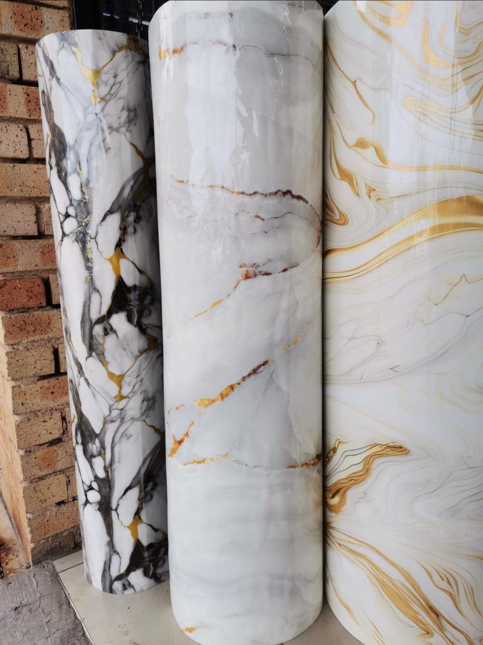 Wall Paper - Peel and Stick Marble Coat